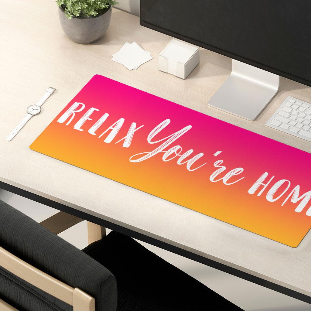 Relax Desk Mat - Best Design Desk Pad - Printed Laptop Desk Mat - MRSLM