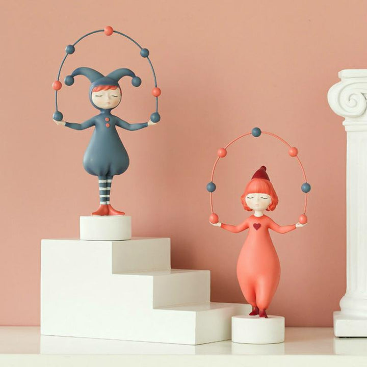 Creative Resin Elf Girl Sculpture Ornaments - MRSLM