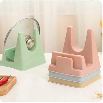 Practical Pot Lid Shelf Holder Plastic Pan Cover Rack Stand Kitchen Accessories Cooking Storage Tool - MRSLM