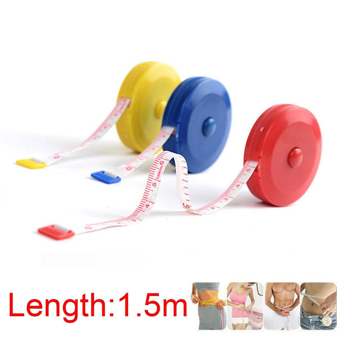 Portable 1.5M Auto Mini Retractable Ruler Measure Tape Sewing Cloth Tailor Body - MRSLM