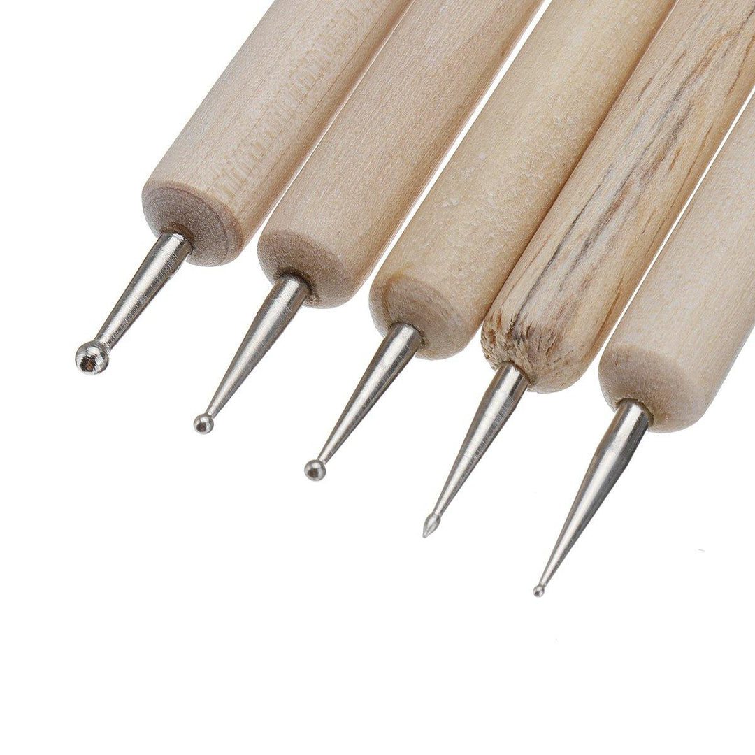 18 pcs Professional Polymer Clay Sculpting Tools Pottery Models Art Projects Kit - MRSLM