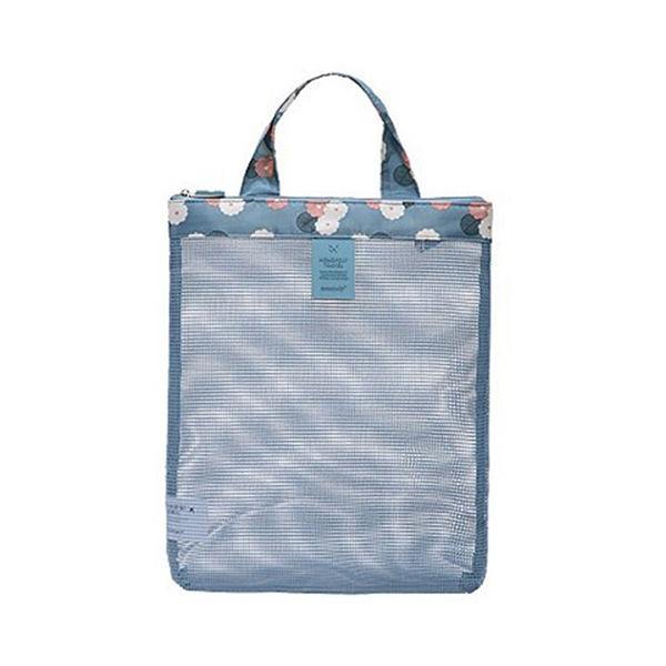 Honana HN-TB25 Travel Mesh Organizer Bag Fashion Large Beach Toiletry Storage Tote Bag - MRSLM