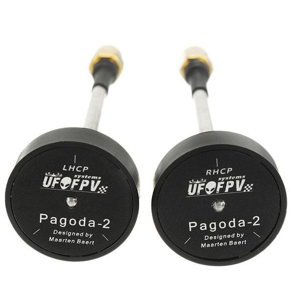 UFOFPV 5.8G LHCP/RHCP RX/TX FPV Pagoda Antenna SMA/RP-SMA Male - MRSLM