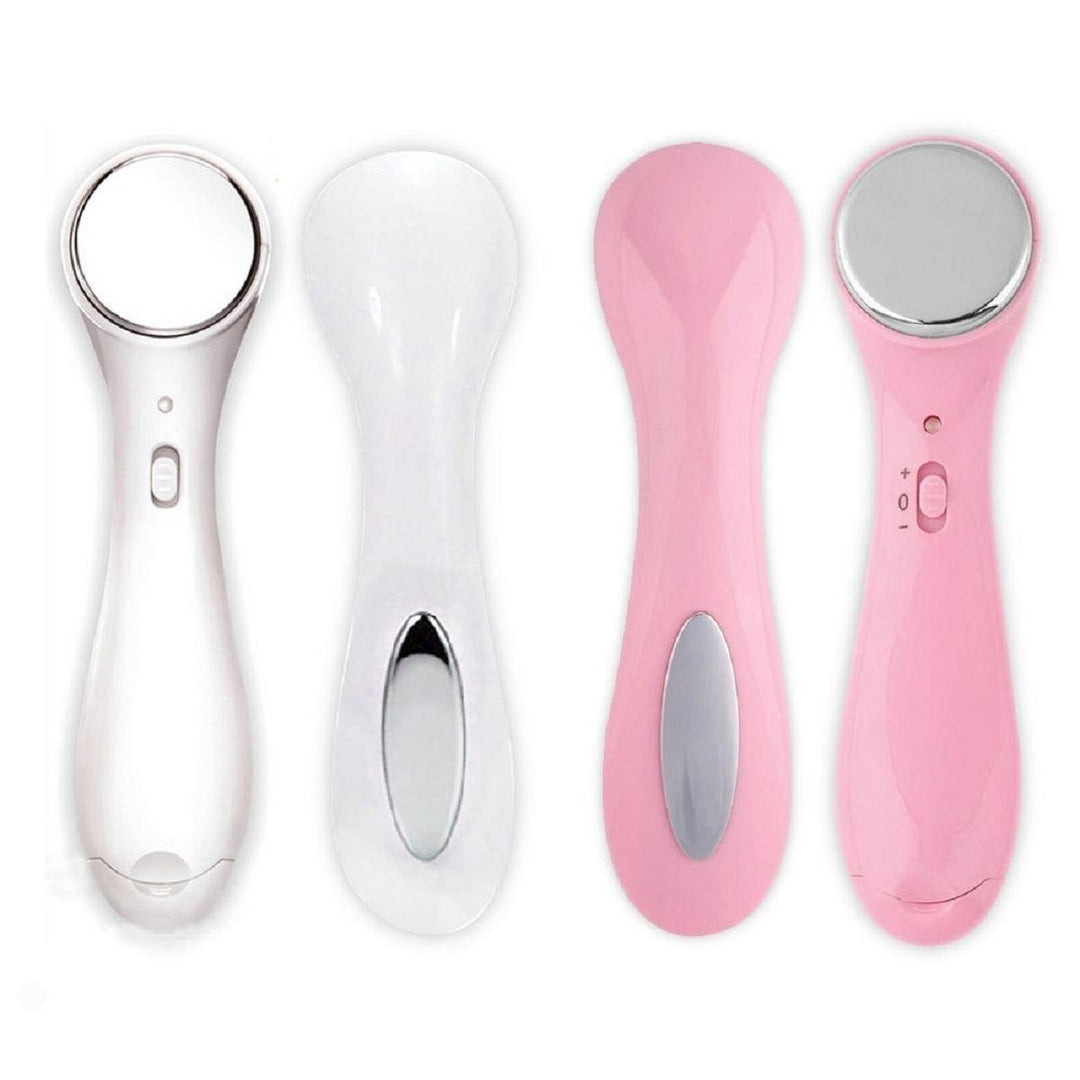 Ultrasound Electric Face Massager Anti-aging Ion Lift Facial Beauty Device Skin Pink / White Face Beauty Instrument Multi-function Home Radio-meter Color Cosmetic Instrument Electric Massager - MRSLM