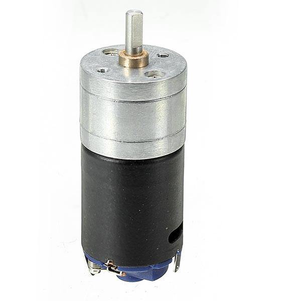 GM25-370 Motor DC 6.0/12.0V Black Brushed Motor 4mm Shaft Diameter Motor - MRSLM