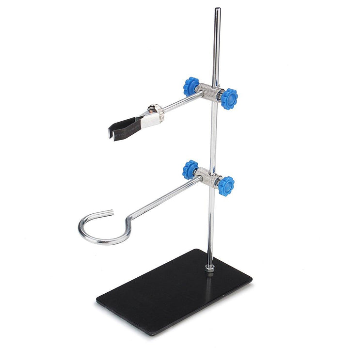 Retort Stands Support Clamp Flask Lab Stand Set Lab Bracket Laboratory Supports Shock 30cm High - MRSLM