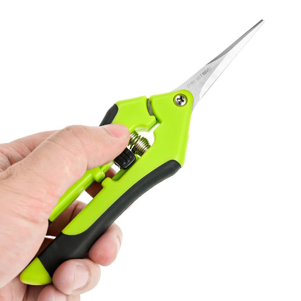 Garden Pruning Shears Trimmer Stainless Steel Pruning Tools Handheld Pruner Cutter Picking Weed Fruit Household Potted Branches - MRSLM