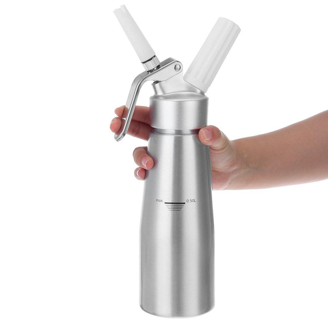 500ml Smart Aluminum Cream Foamer Botter Dispenser Coffee Dessert Cake DIY Bake Tools - MRSLM