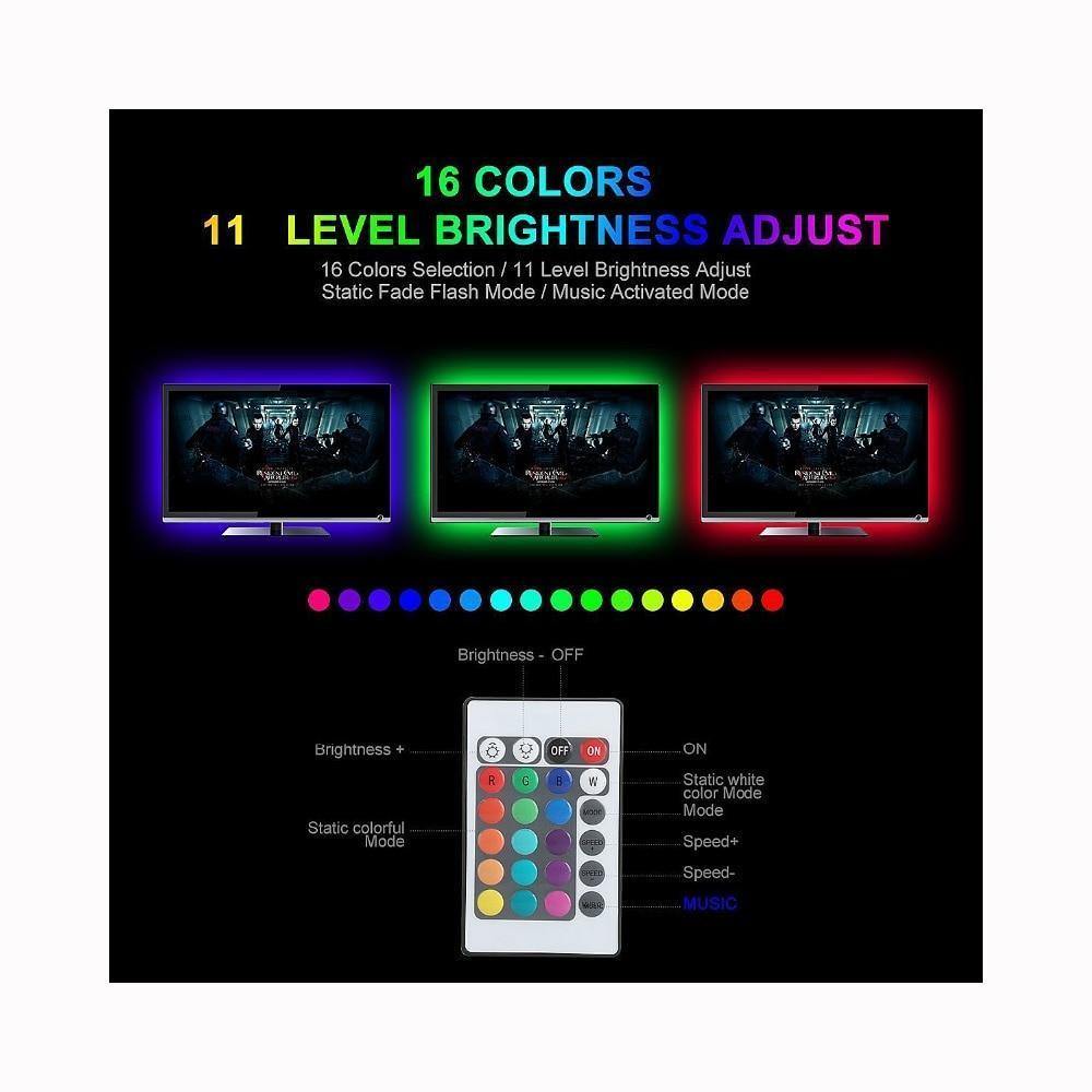 Color Changing LED Strip with Remote Control - MRSLM