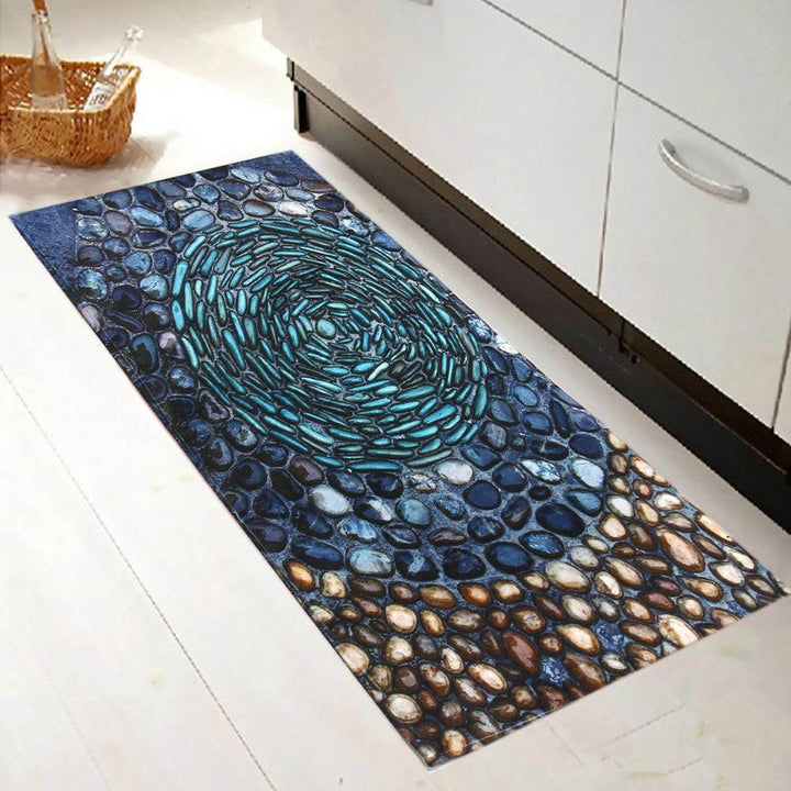 40 x 120cm Fashion 3D Cobblestone Non-slip Absorent Water Floor Mats Carpet Pad - MRSLM