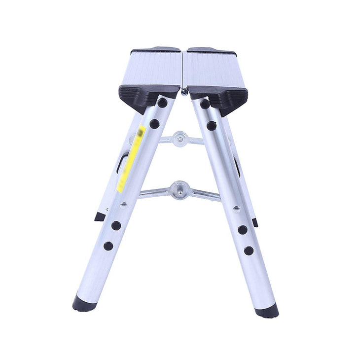 150KG Maximum Load 2 Step Stool Folding Ladder Anti Slip Safety Aluminium P - MRSLM