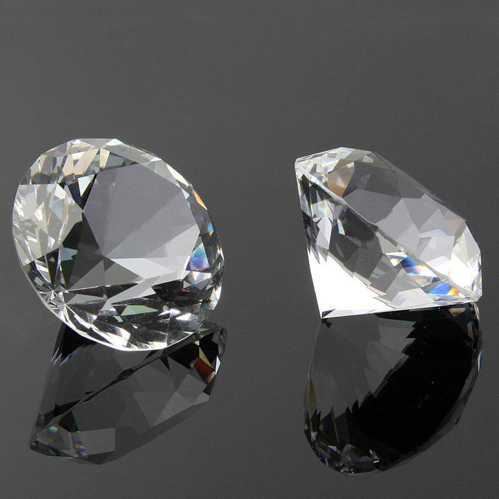 60mm Big K9 Crystal Clear Diamond Glass Art Paperweight Decorations Ornament Creative Gifts - MRSLM