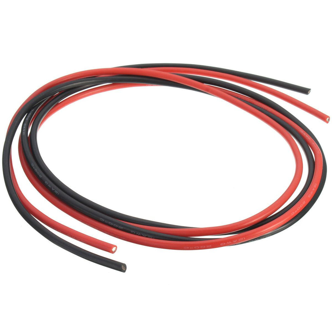 12AWG 3m Gauge Silicone Wire Flexible Stranded Black/Red Copper Cable F/ RC - MRSLM