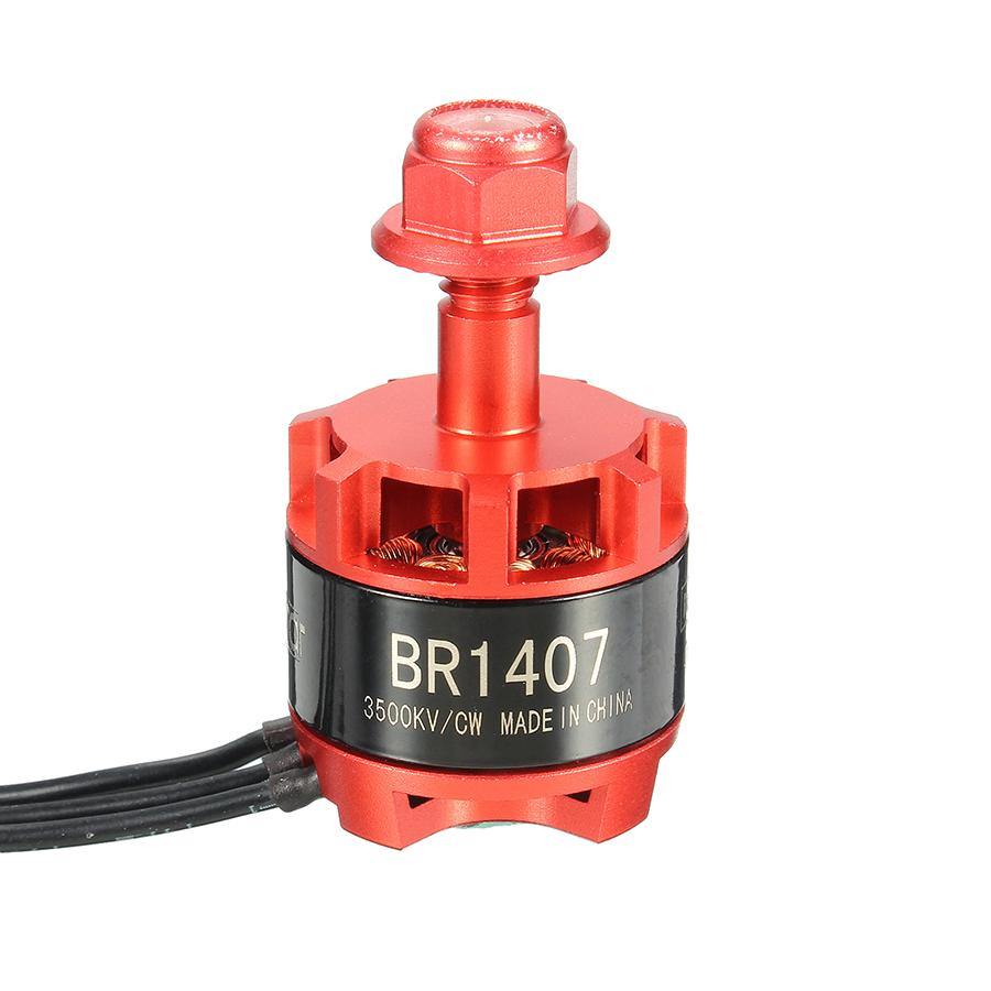 Racerstar Racing Edition 1407 BR1407 3500KV 2-3S Brushless Motor Red for 150 180 200 RC Drone FPV Racing - MRSLM