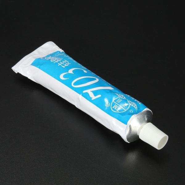 703 Curing Adhesive Sealant Silicone Rubber Glue For Glass Metal Plastic Tiles - MRSLM