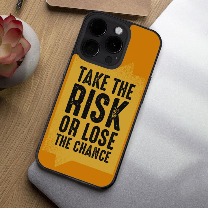 Take the Risk iPhone 14 Pro Case - Cool Phone Case for iPhone 14 Pro - Trendy iPhone 14 Pro Case - MRSLM