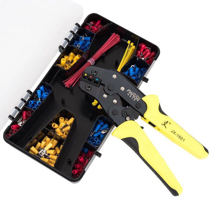 Paron M161 Crimper Pliers Pre-insulated Terminal Wire Pliers Terminal Crimping Pliers Crimping Pliers Kit With 280pcs Terminals - MRSLM