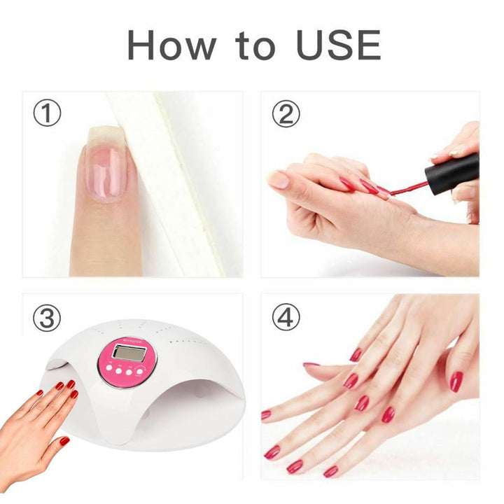 Timing Nail Polish Nail Dryer Machine Automatic Induction Led Nail Light - MRSLM