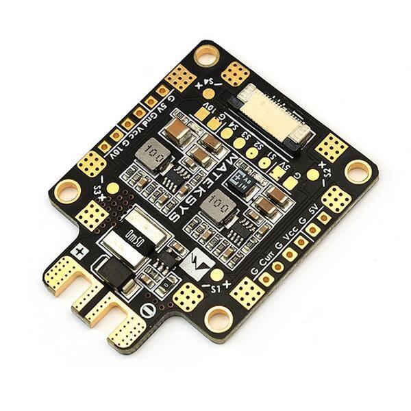 Matek F405-STD BetaFlight STM32F405 Flight Controller+Matek FCHUB-6S Hub Power Distribution Board for RC Drone - MRSLM