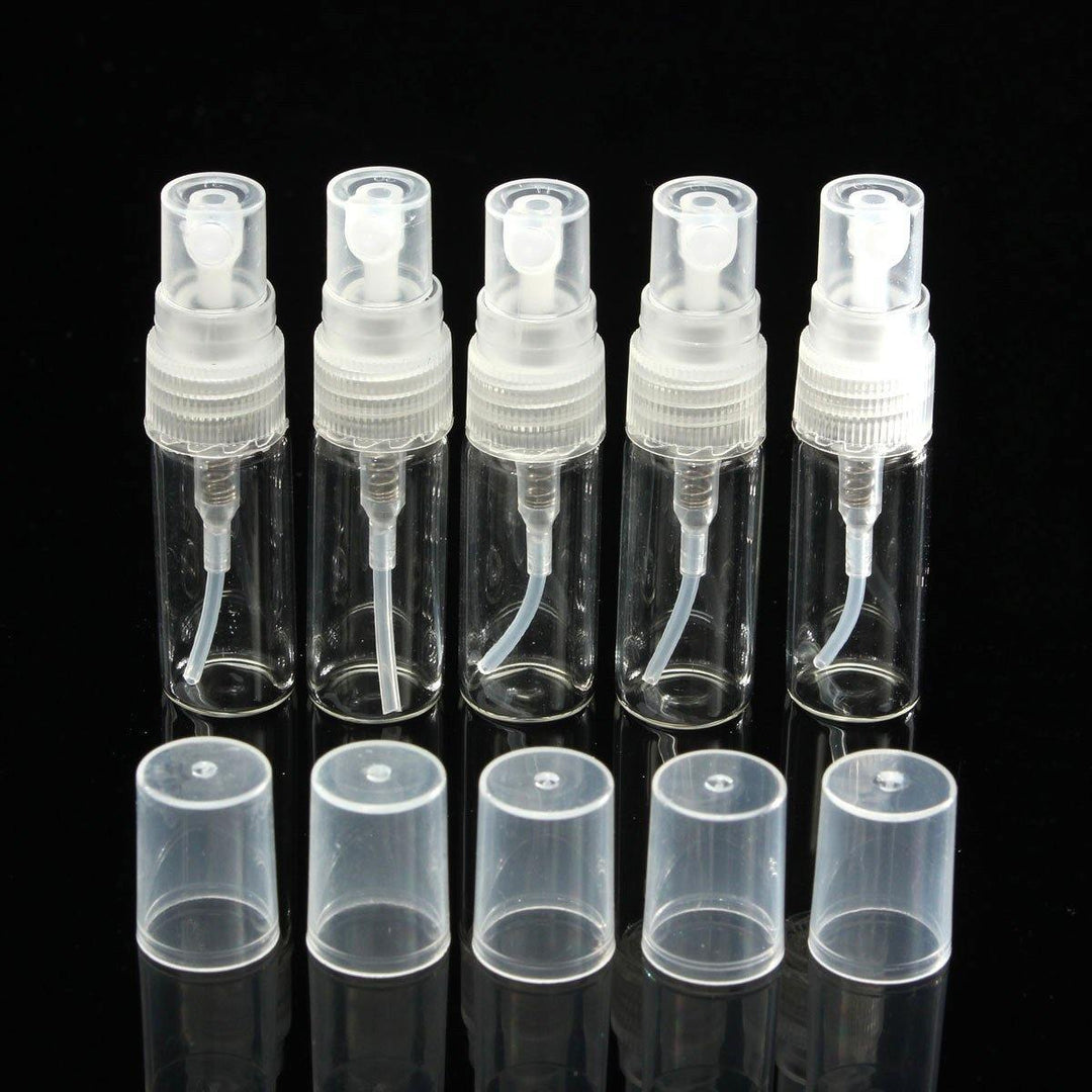 5pcs Atomizer Pump Glass Spray Bottle Perfume Bottle Empty Bottle 2/3/5/10ml - MRSLM