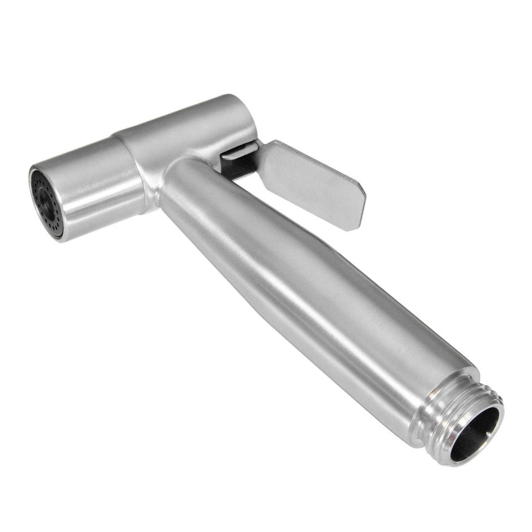 Stainless Steel Homemade Bidet Sprayer Brushed Nickle Handheld Shattaf Bidet Diaper Cloth Sprayer Shower Head - MRSLM