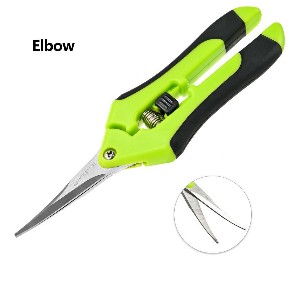 Garden Pruning Shears Trimmer Stainless Steel Pruning Tools Handheld Pruner Cutter Picking Weed Fruit Household Potted Branches - MRSLM