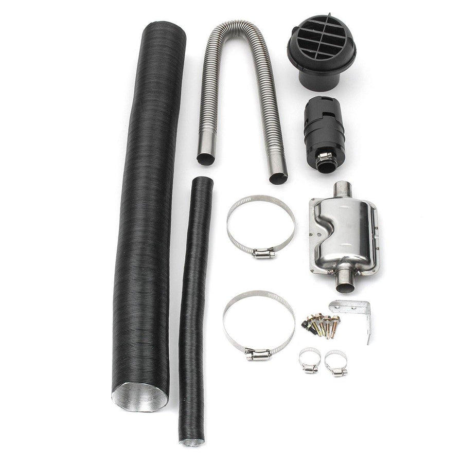 24mm Exhaust Silencer +25mm Filter+ Exhaust & Intake Pipe For Air Diesel Heater - MRSLM