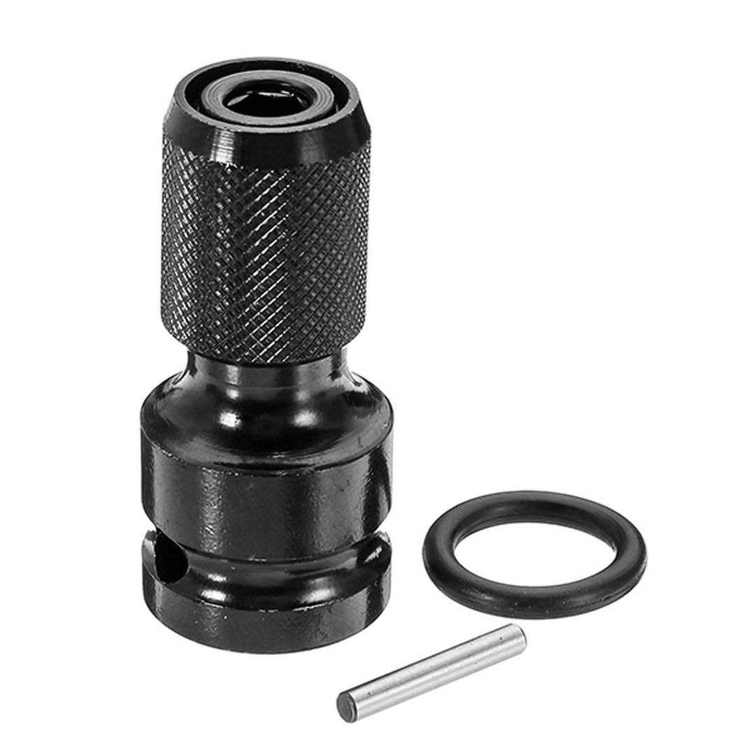 1/2 Inch Square To 1/4 Inch Hex Female Telescopic Socket Adapter Drill Chuck Converter Impact Driver - MRSLM