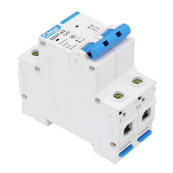 DZ47-63 2P 6/10/16/20/25/32/40/50/63A Miniature Circuit Breaker Air Switch For Overload Proetction - MRSLM