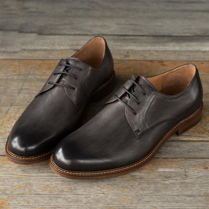 Lace-up Young Men's Leather Shoes - MRSLM