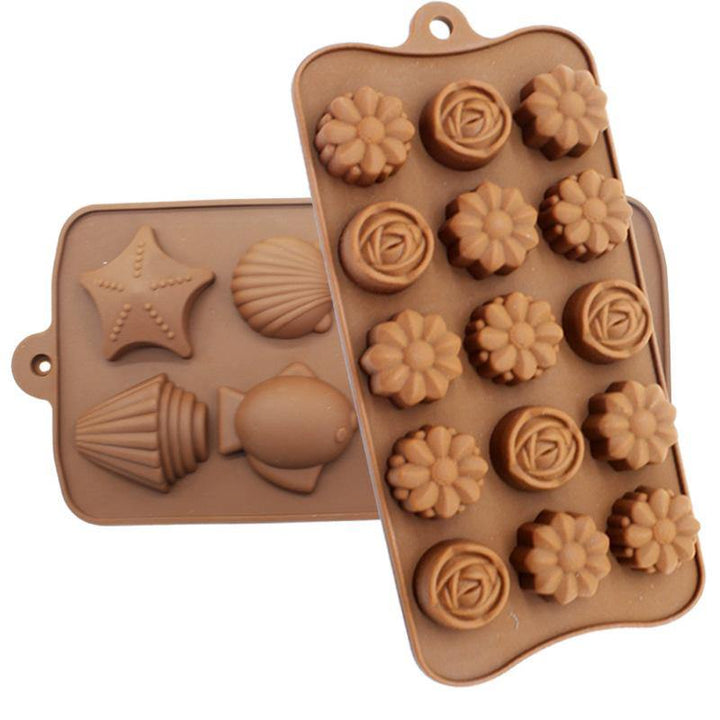 Silicone Chocolate Mold 29 Shapes Chocolate Baking Tools Non-stick Silicone Cake Mold - MRSLM