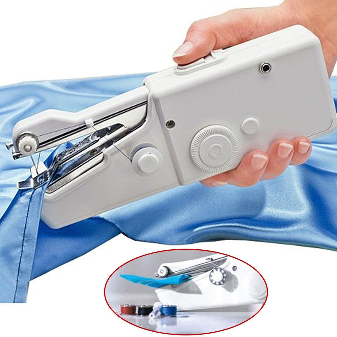 BX-215 Portable Mini Electric Handheld Sewing Machine Travel Household Cordless Stitch - MRSLM