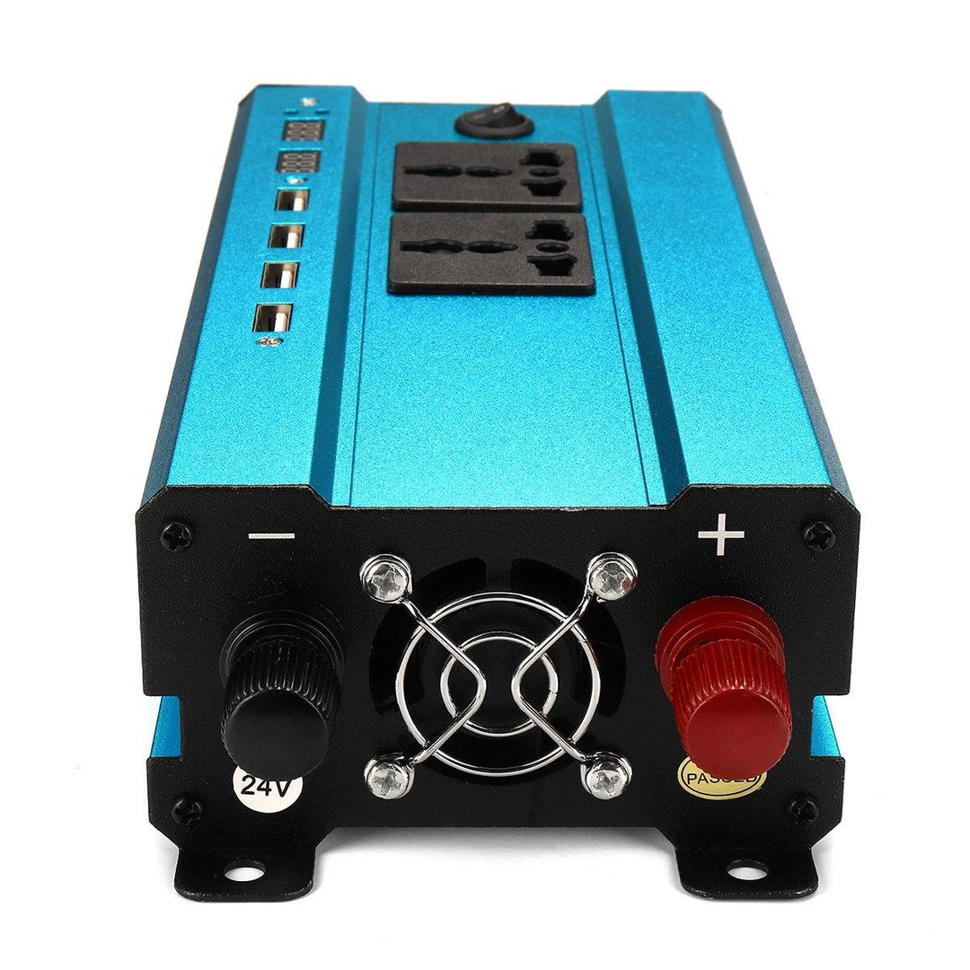 1000W/500W 4USB Interface Solar Power Inverter 12V/24V DC to 220V AC Converter Charger - MRSLM