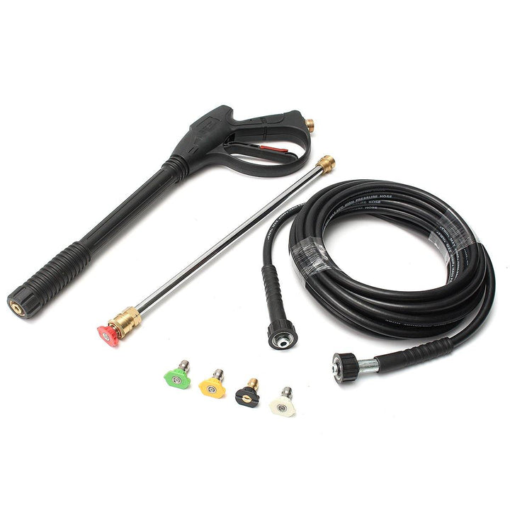 4000PSI High Pressure Spray Guns Wand Lance Water Washer Pump Extend Wand 5M Hose - MRSLM