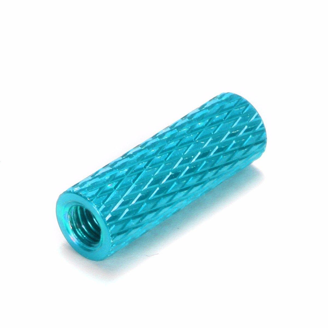 Suleve™ M3AS2 10Pcs M3 10mm Knurled Standoff Aluminum Alloy Anodized Spacer - MRSLM