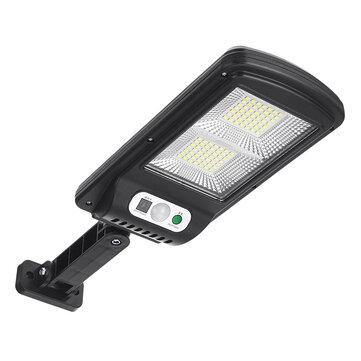 1/2Pcs 98LED Solar Street Wall Light PIR Motion Sensor Dimmable Light Outdoor Garden - MRSLM