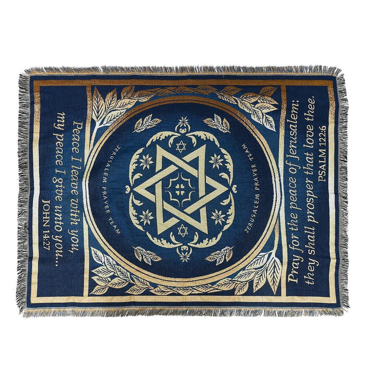 Folding Decorative Blanket Knit Tapestry Prayer Carpet Middle East Sofa Towel for Home Textiles - MRSLM