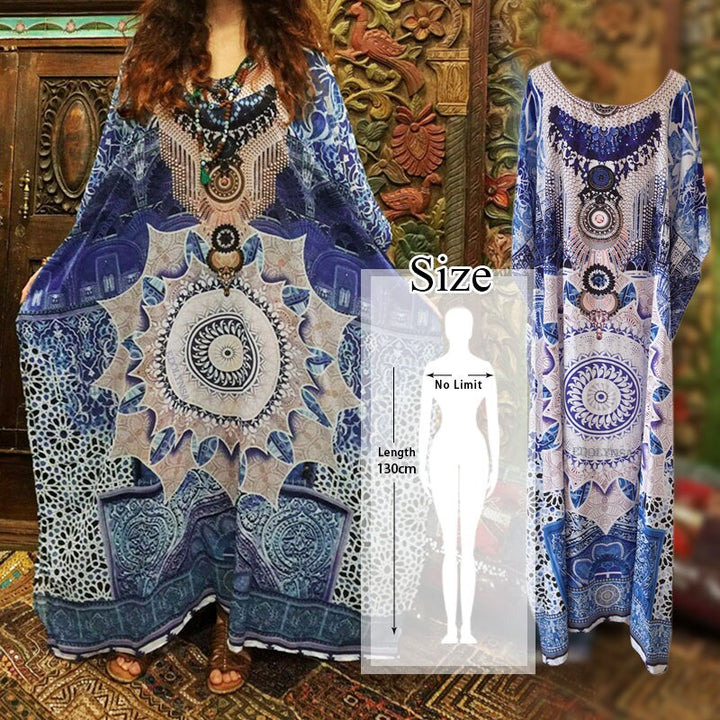 Women's Boho Style Printed Dress