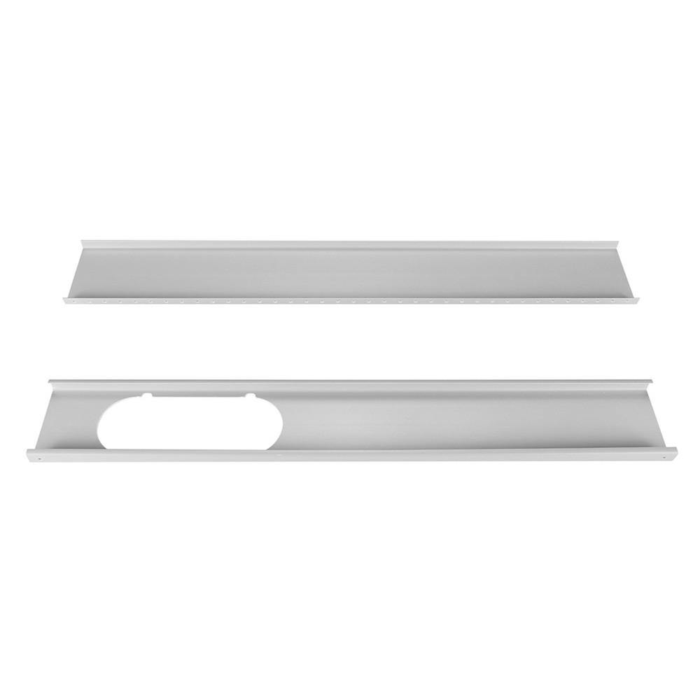 2pcs Adjustable Window Slide Kit Plate Air Conditioner Wind Shield For Portable Air Conditioner - MRSLM