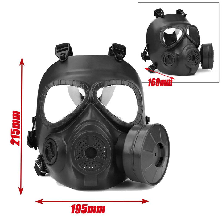 M04 Airsoft Paintball Dummy Gas Mask Fan for Cosplay Protection Gear Wargame - MRSLM