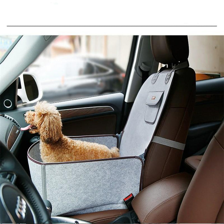 Retro Dual-purpose Pet Car Mat Front Seat Cushion - MRSLM