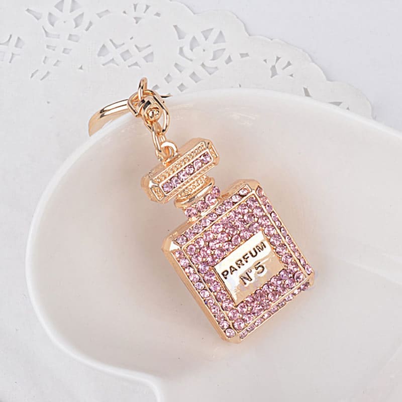 Fragrance Bottle Shaped Keychain