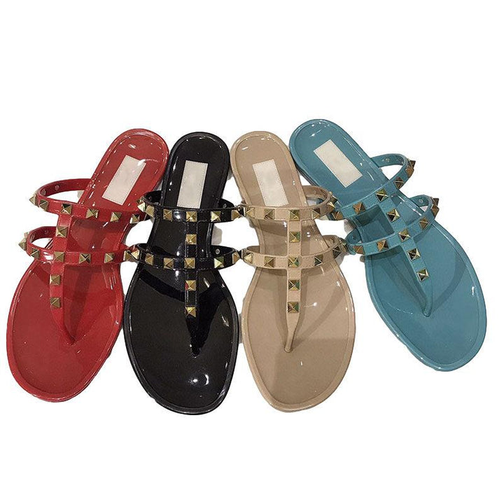 Pvc Jelly Shoes Holiday Flat Heel Women's - MRSLM