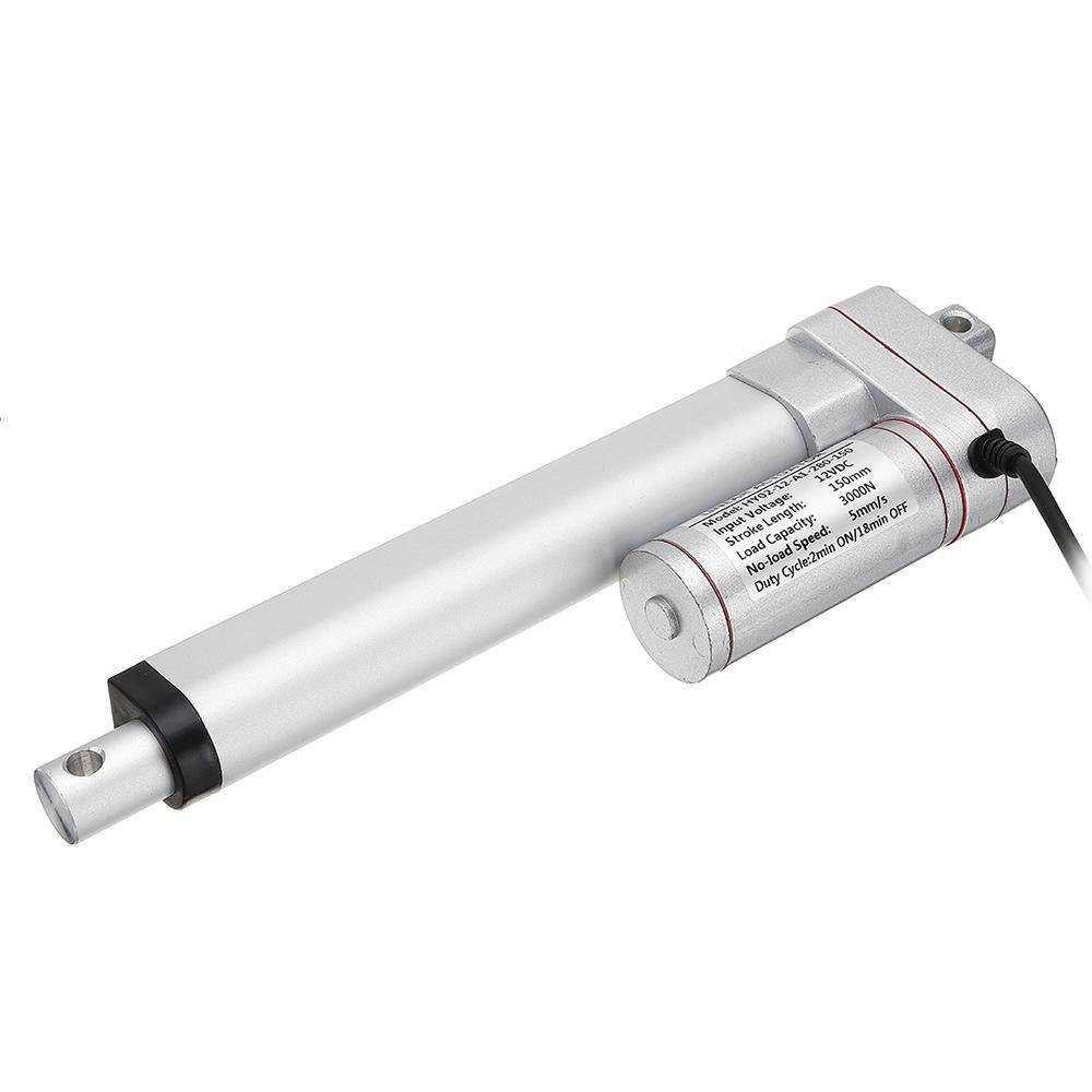 3000N Linear Actuator 12V DC 30-300mm Stroke Electric Window Opener Linear Motor Tubular Motor - MRSLM