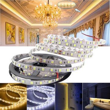 5M 60W 5050 SMD Non-waterproof 300LEDs Strip Light Pure White Warm White DC24V - MRSLM