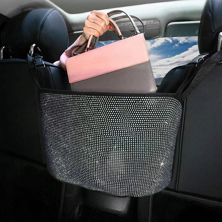 Rhinestone Backseat Handbag Holder - MRSLM