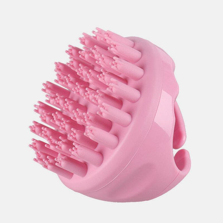 Hair Scalp Massager Soft Silicone Shampoo Brush Head Scalp Massager Dandruff Brush Exfoliating Treatment - MRSLM