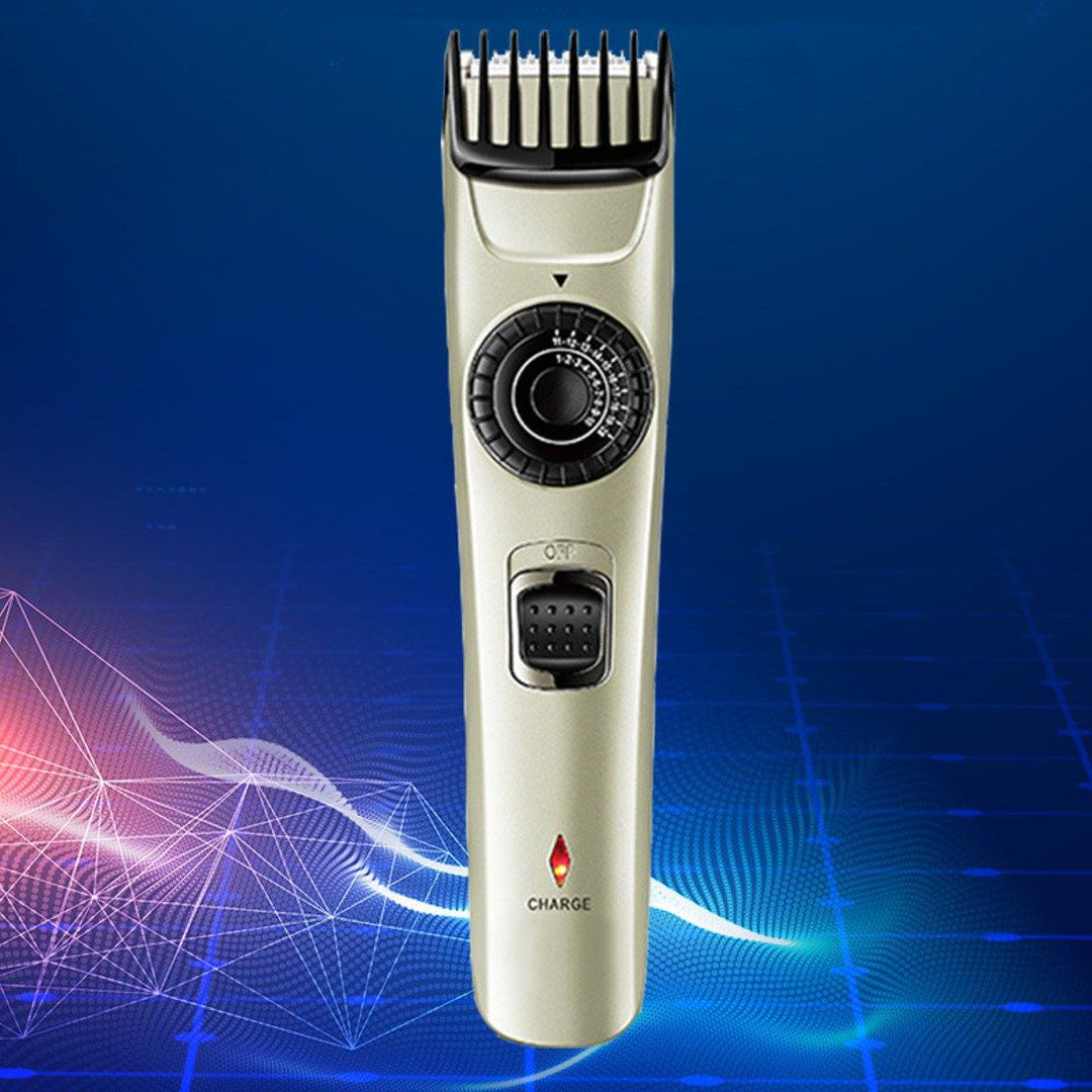 USB Rechargeable Electric Hair Clipper Trimmer Shaver Waterproof Adjustable Limit Comb - MRSLM