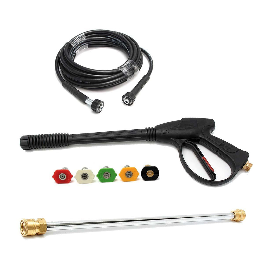 4000PSI High Pressure Spray Guns Wand Lance Water Washer Pump Extend Wand 5M Hose - MRSLM