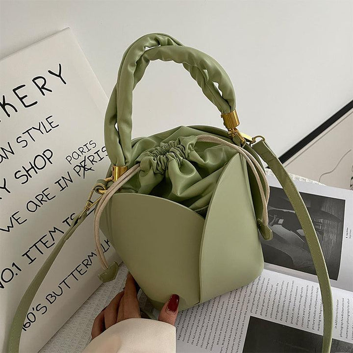 Fashion Women's Bag Messenger Bag Retro Single Shoulder Bucket Bag - MRSLM